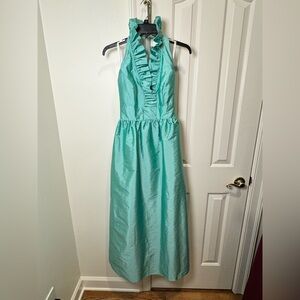 ALFRED SUNG Aqua Formal Dress